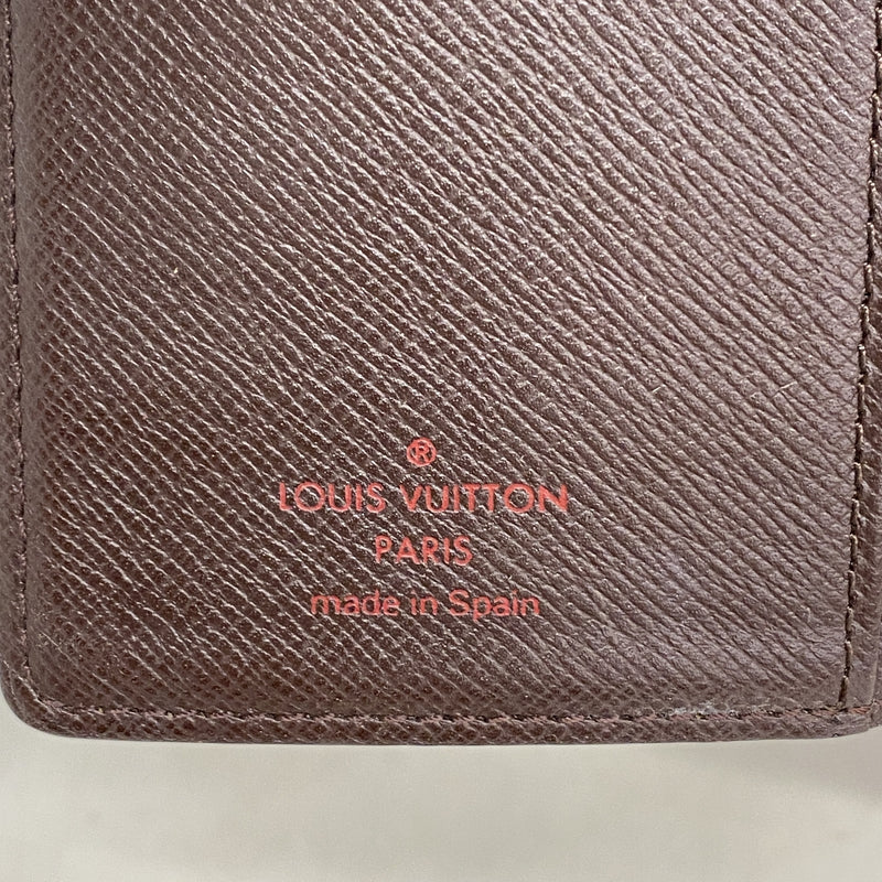 【6ka0237】ルイヴィトン 手帳カバー ダミエ アジェンダPM R20700 エベヌ【中古】メンズ レディース ユニセックス