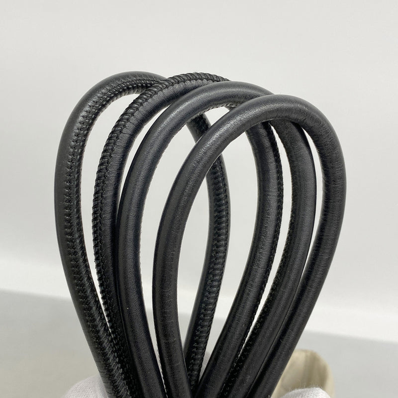 【6ka0255】シャネル トートバッグ カンボン ラムスキン ホワイト ブラック シルバー金具【中古】レディース