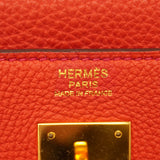 【6ka0275】エルメス ハンドバッグ ケリー32 トゴ ルージュカザック ゴールド金具 □P刻印 2wayバッグ【中古】レディース