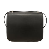 【6ka0277】エルメス ショルダーバッグ コンスタンスミニ スイフト ブラック シルバー金具 C刻印【中古】レディース