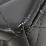 【6ka0283】シャネル ハンドバッグ マトラッセ チェーンショルダー ミニショッピングバッグ カーフスキン ブラック ゴールド金具 2wayバッグ【中古】レディース