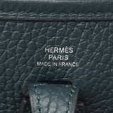 【6ka0296】エルメス ショルダーバッグ エヴリンTPM トリヨンクレマンス ヴェール シルバー金具 B刻印【中古】レディース