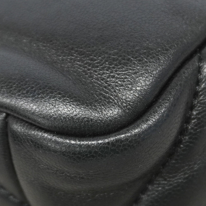 【6ka0299】シャネル ハンドバッグ チェーンショルダー シャネル19 ラムスキン ブラック ゴールド/シルバー金具 2wayバッグ【中古】レディース