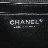 【6ka0301】シャネル ショルダーバッグ デカマトラッセ Wチェーン キャビアスキン ブラック シルバー金具【中古】レディース