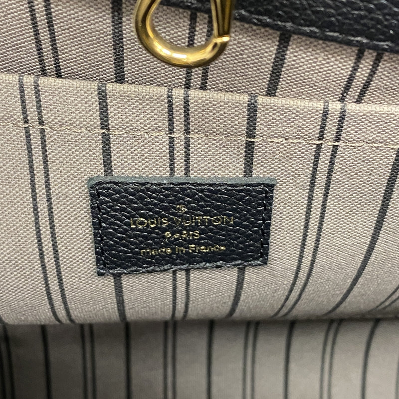 【6ka0312】ルイヴィトン ハンドバッグ モノグラム・アンプラント モンテーニュGM M41069 ノワール【中古】レディース