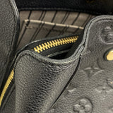 【6ka0312】ルイヴィトン ハンドバッグ モノグラム・アンプラント モンテーニュGM M41069 ノワール【中古】レディース
