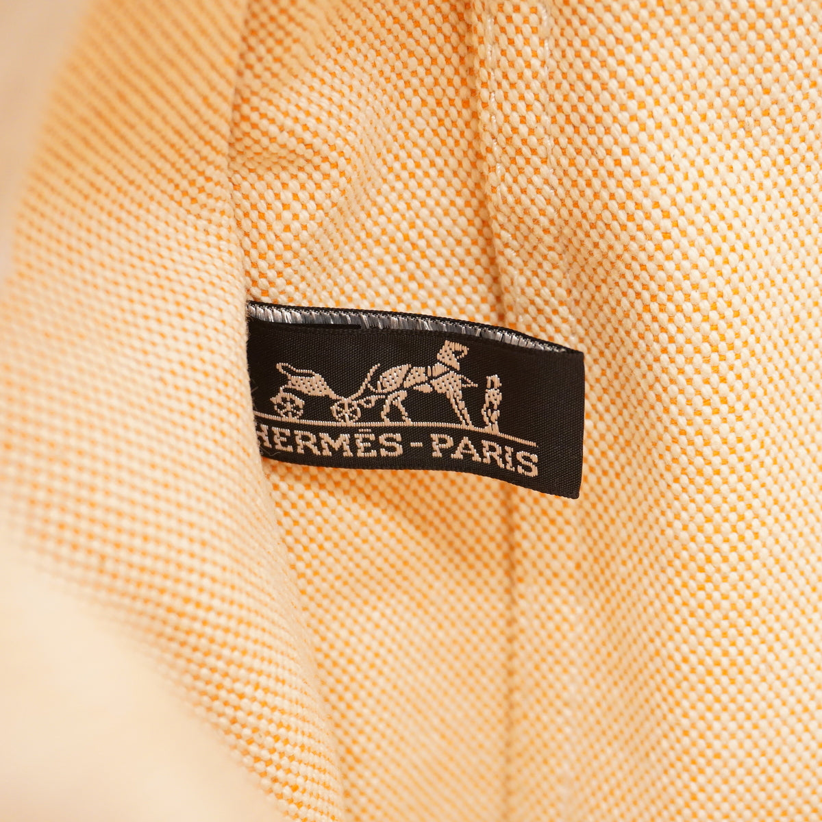 【6ka0318】エルメス トートバッグ ニューフールトゥMM キャンバス オレンジ シルバー金具【中古】メンズ レディース ユニセックス