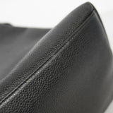 【6ka0329】シャネル ショルダーバッグ チェーンショルダー キャビアスキン ブラック ゴールド金具【中古】レディース