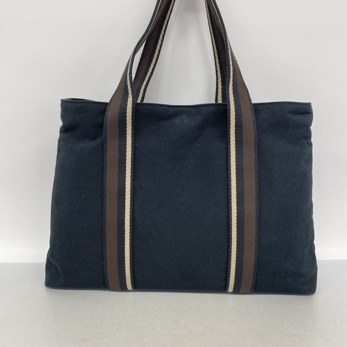 【6ka0341】エルメス トートバッグ トロカホリゾンタルMM キャンバス ブラック シルバー金具【中古】メンズ レディース ユニセックス
