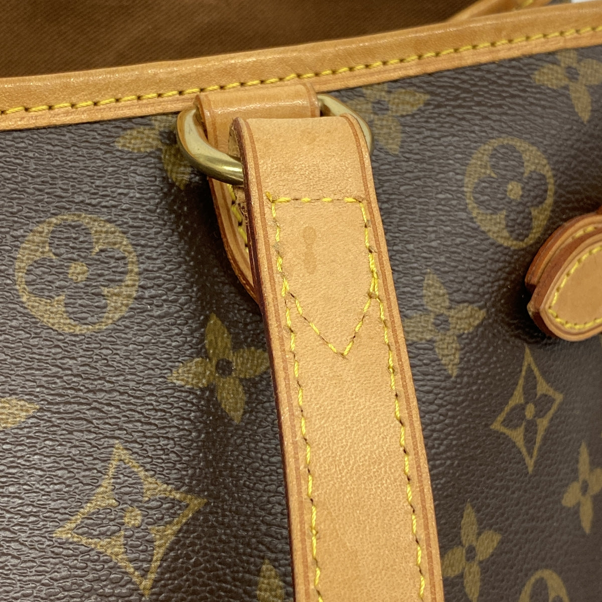 【6ka0343】ルイヴィトン トートバッグ モノグラム バティニョールオリゾンタル M51154 ブラウン【中古】レディース