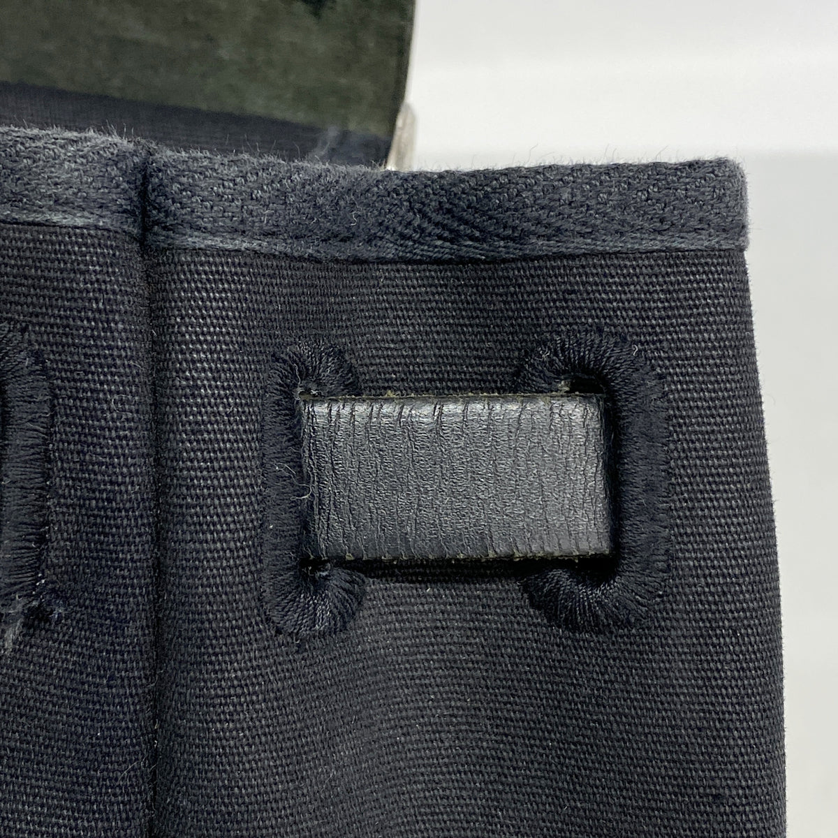 【6ka0364】エルメス ハンドバッグ エールバッグPM トワルオフィシエ ブラック シルバー金具 □E刻印 2wayバッグ【中古】レディース