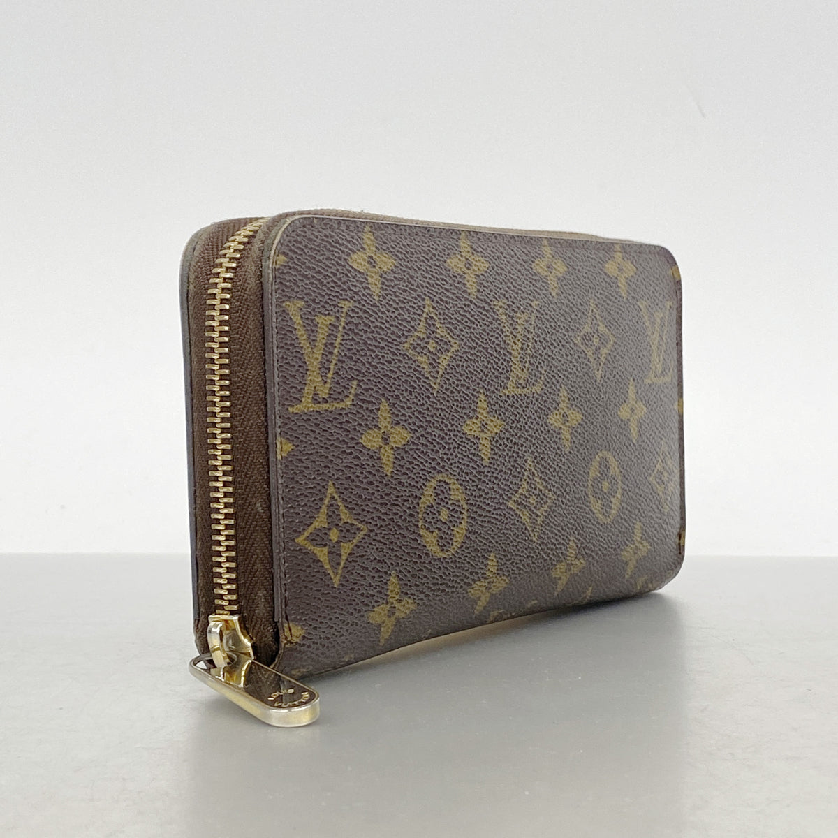 【6ka0388】ルイヴィトン 長財布 モノグラム ジッピーウォレット M60017 ブラウン【中古】メンズ レディース ユニセックス