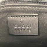 【6ka0398】グッチ ショルダーバッグ 001 3181 スウェード ブラック シルバー金具【中古】レディース