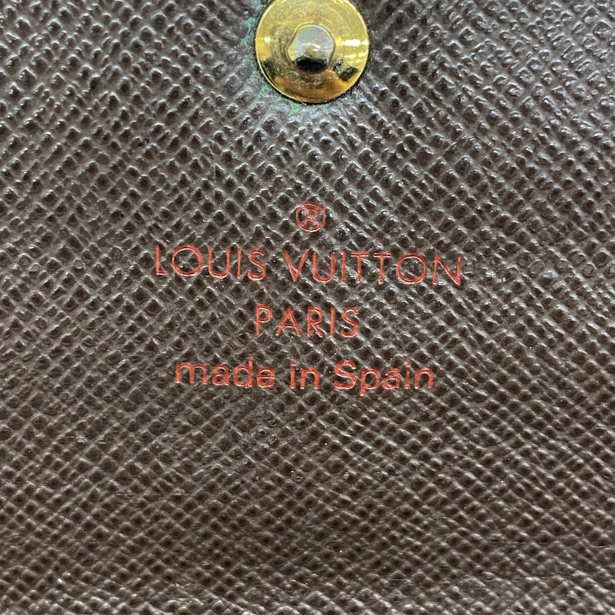 【6ka0425】ルイヴィトン 長財布 ダミエ ポルトフォイユサラ N61734 エベヌ【中古】レディース