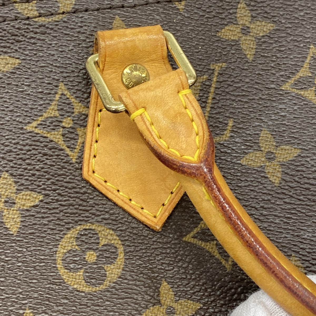 【6ka0430】ルイヴィトン ハンドバッグ モノグラム スピーディ35 M41107 ブラウン【中古】レディース