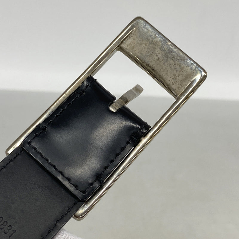 【6ka0441】ルイヴィトン ベルト サンチュールミラージュ M9831 ブラック【中古】メンズ