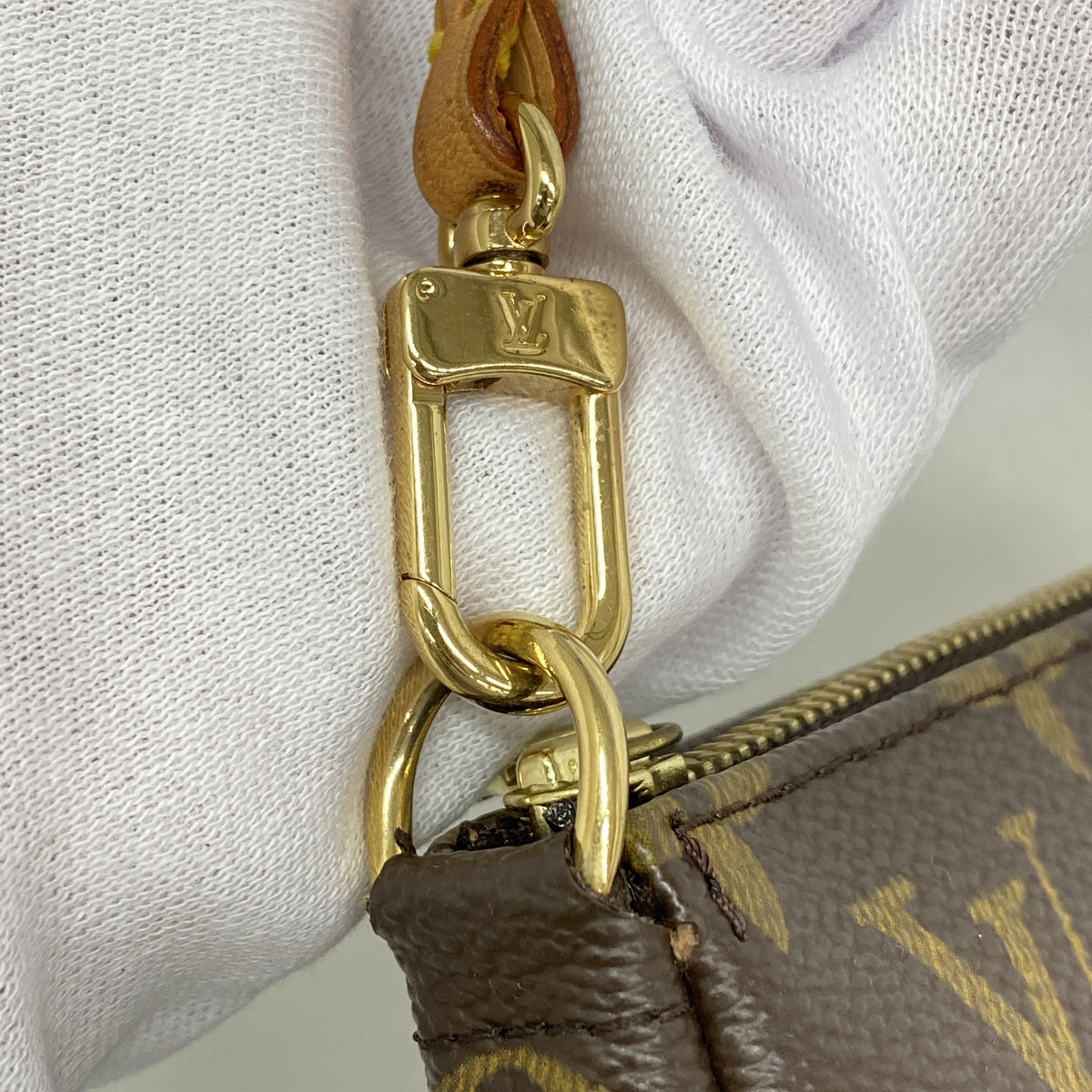 【6ka0449】ルイヴィトン ポーチ モノグラム ポシェットアクセソワール M51980 ブラウン【中古】レディース