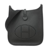 【6ka0457】エルメス ショルダーバッグ エヴリンTPM トリヨンクレマンス ブラック シルバー金具 K刻印【中古】レディース