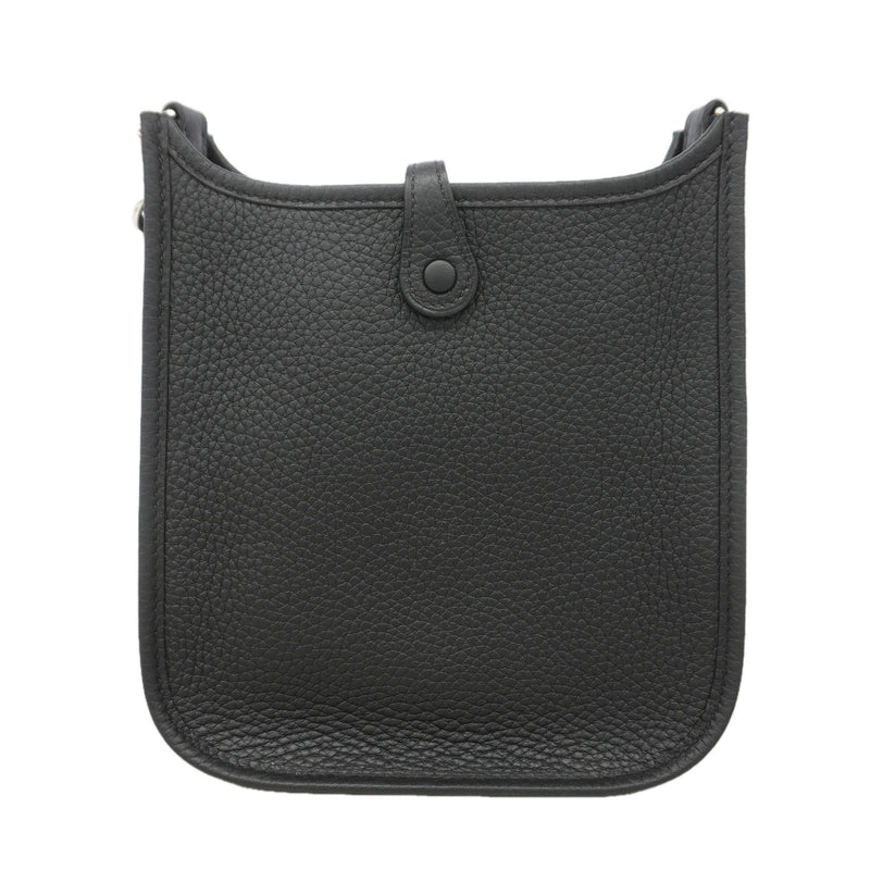 【6ka0457】エルメス ショルダーバッグ エヴリンTPM トリヨンクレマンス ブラック シルバー金具 K刻印【中古】レディース