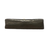 【6ka0458】シャネル ショルダーバッグ マトラッセ Wフラップ Wチェーン ラムスキン ブラック ゴールド金具【中古】レディース