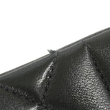 【6ka0463】シャネル ショルダーバッグ ダイアナ チェーンショルダー ラムスキン ブラック ゴールド金具【中古】レディース