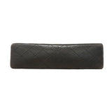 【6ka0490】シャネル ショルダーバッグ マトラッセ Wフラップ Wチェーン ラムスキン ブラック ゴールド金具【中古】レディース