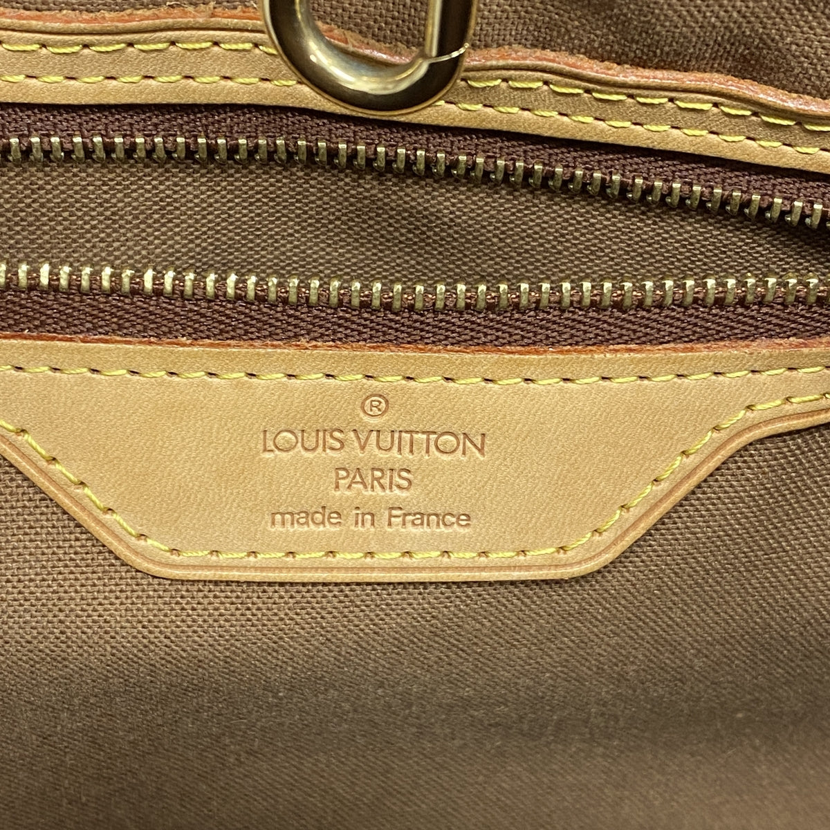 【6ka0546】ルイヴィトン トートバッグ モノグラム バティニョール オリゾンタル M51154 ブラウン【中古】レディース