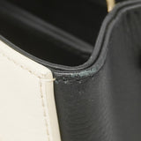 【6ka0558-e】シャネル ハンドバッグ ネオエグゼクティブ レザー ベージュ ブラック シャンパンゴールド金具 2wayバッグ【中古】レディース