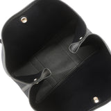 【6ka0561】エルメス トートバッグ ガーデンパーティPM トワルアッシュ・ベルリンヌ ブラック シルバー金具 B刻印【中古】レディース