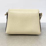 【6ka0562】グッチ ショルダーバッグ インターロッキングG 607720 レザー アイボリー シャンパンゴールド金具【中古】レディース