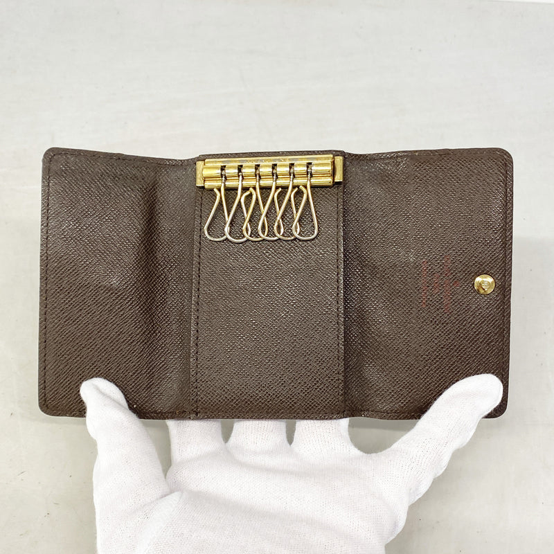 【6ka0569】ルイヴィトン キーケース ダミエ ミュルティクレ6 N62630 エベヌ【中古】メンズ レディース ユニセックス