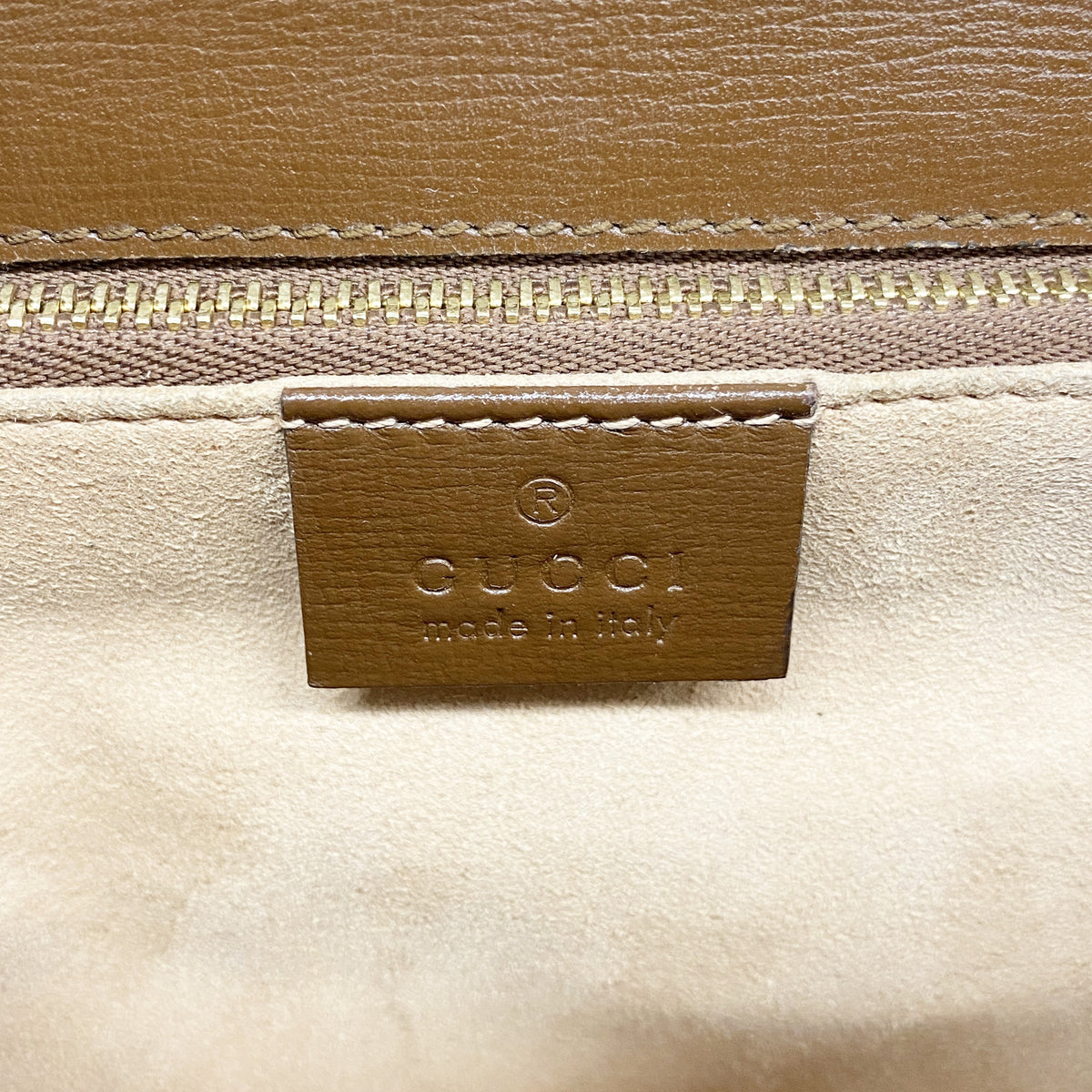 【6ka0592】グッチ ショルダーバッグ ホースビット 602204 PVC ブラウン ゴールド金具【中古】レディース