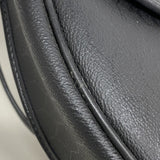 【6ka0602】クリスチャンディオール ショルダーバッグ ハニカム PVC ブラック ゴールド金具【中古】レディース