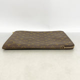 【6ka0610】ルイヴィトン クラッチバッグ モノグラム ポッシュドキュマン M53457 ブラウン【中古】メンズ レディース ユニセックス