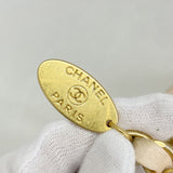 【6ka0623】シャネル ショルダーバッグ チェーンショルダー シェブロン ラムスキン ピンクベージュ ゴールド金具【中古】レディース