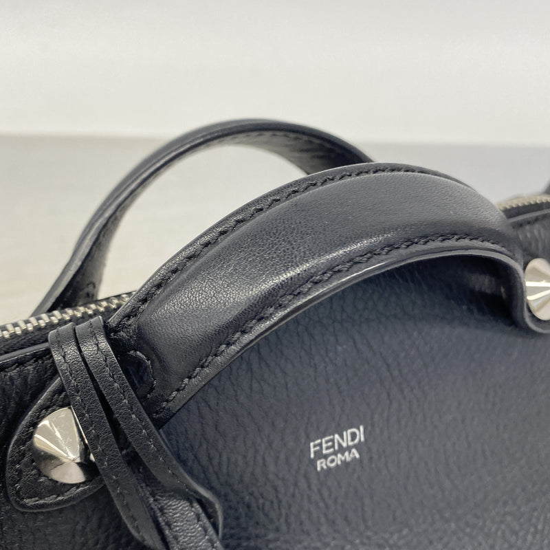 【6ka0632】フェンディ ハンドバッグ バイザウェイ レザー ブラック シルバー金具 2wayバッグ【中古】レディース
