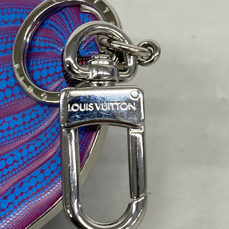 【6ka0641】ルイヴィトン キーホルダー・チャーム LV×YKキーホルダーパンプキン M01100 ブルー パープル【中古】メンズ レディース ユニセックス
