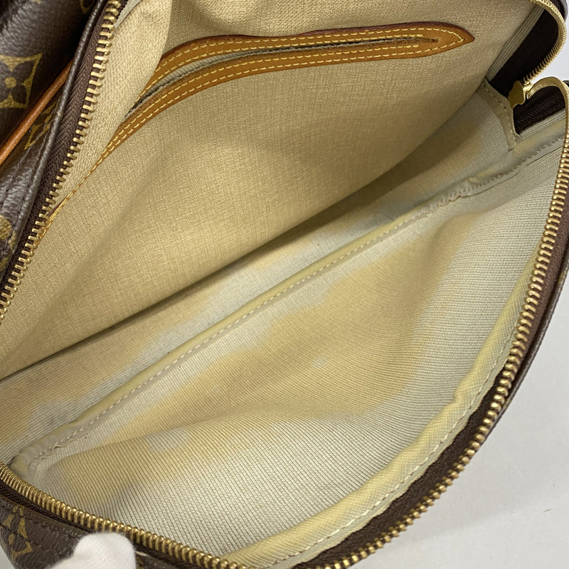 【6kb0666-h】ルイヴィトン ショルダーバッグ モノグラム リポーターPM M45254 ブラウン【中古】レディース