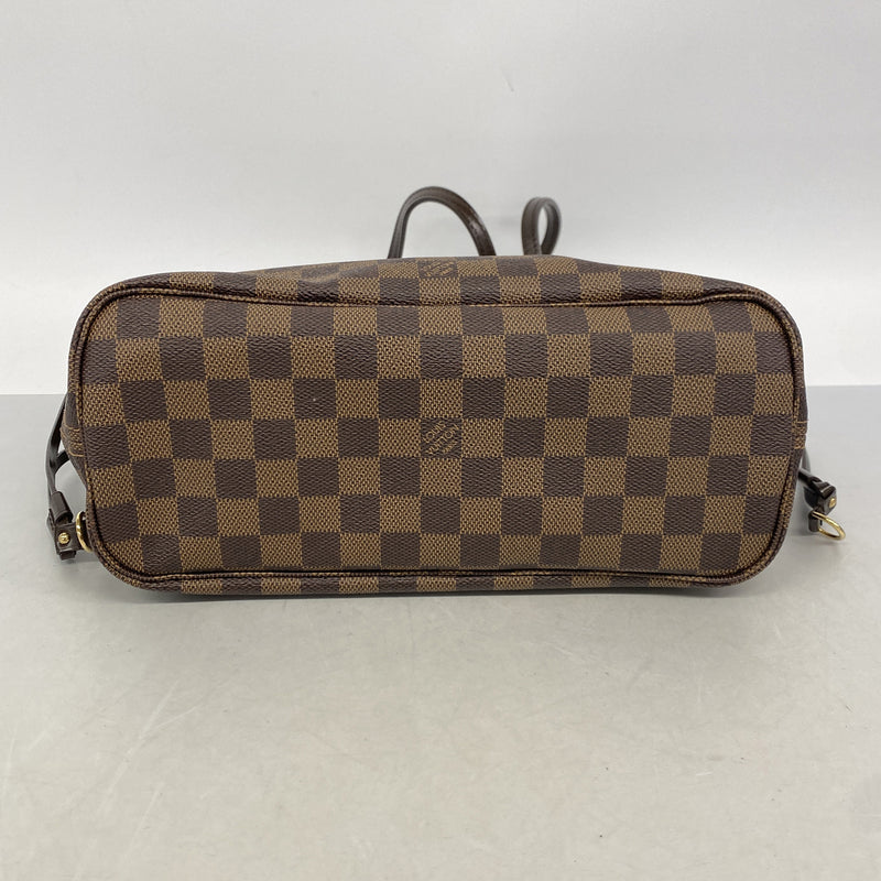 【6kb0681】ルイヴィトン トートバッグ ダミエ ネヴァーフルPM N51109 エベヌ【中古】レディース