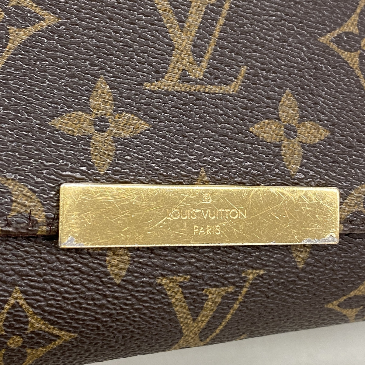 【6kb0689】ルイヴィトン ハンドバッグ モノグラム フェイボリットPM M40717 ブラウン 2wayバッグ【中古】レディース