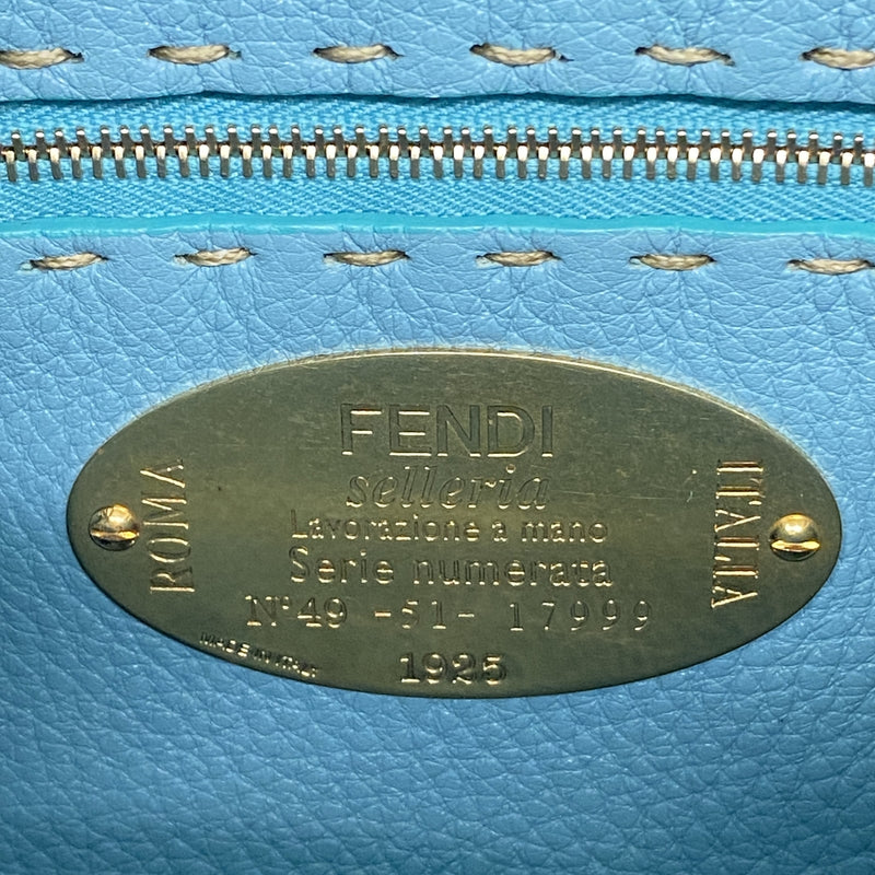 【6kb0696】フェンディ ハンドバッグ セレリア ピーカブーエッセンシャリー レザー ベージュ ゴールド金具 2wayバッグ【中古】レディース