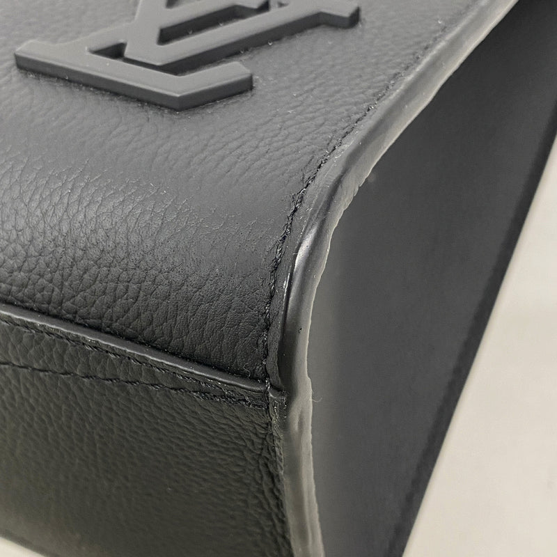 【6kb0703】ルイヴィトン トートバッグ LVアエログラム テイクオフトート M57308 ブラック【中古】メンズ