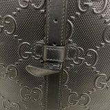 【6kb0730】グッチ トートバッグ GGエンボス 625772 レザー ブラック シルバー金具【中古】メンズ