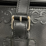 【6kb0730】グッチ トートバッグ GGエンボス 625772 レザー ブラック シルバー金具【中古】メンズ