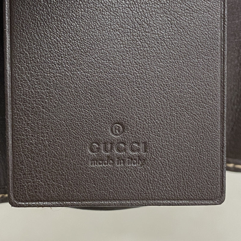 【6kb0737】グッチ キーケース インターロッキングG GGキャンバス 181599 キャンバス ブラウン シャンパンゴールド金具【中古】メンズ レディース ユニセックス