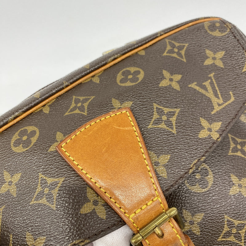 【6kb0743】ルイヴィトン ショルダーバッグ モノグラム ジュヌフィーヌGM M51225 ブラウン【中古】レディース