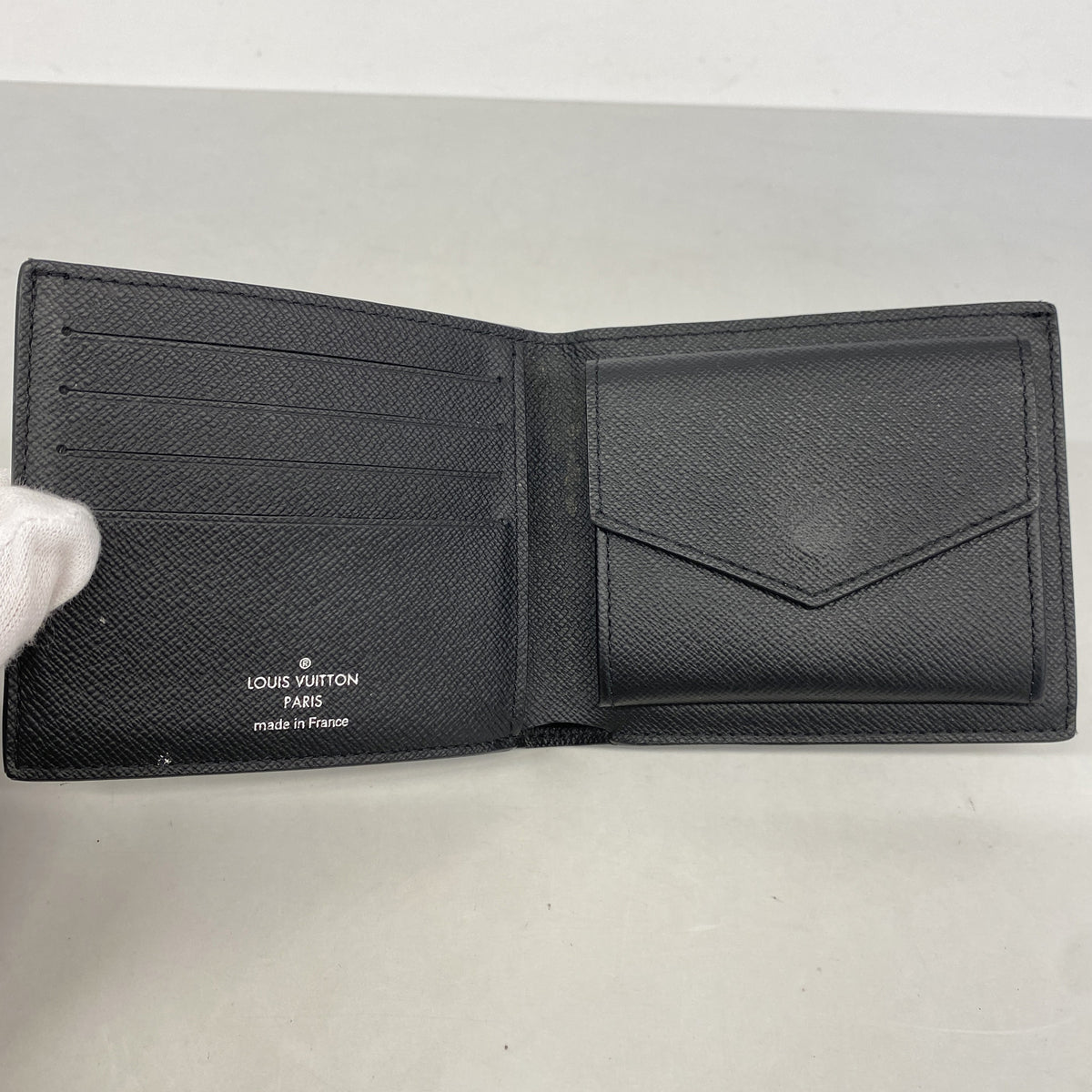 【6kb0745】ルイヴィトン 財布 モノグラム・エクリプス ポルトフォイユマルコNM M62545 ブラック【中古】メンズ
