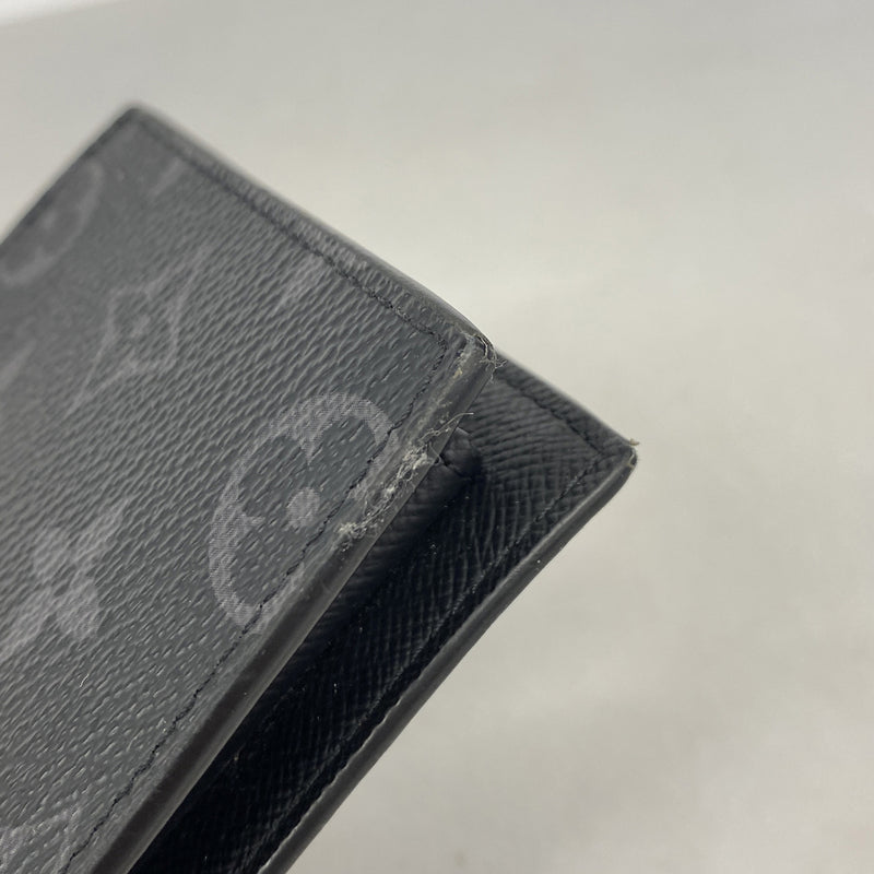 【6kb0745】ルイヴィトン 財布 モノグラム・エクリプス ポルトフォイユマルコNM M62545 ブラック【中古】メンズ