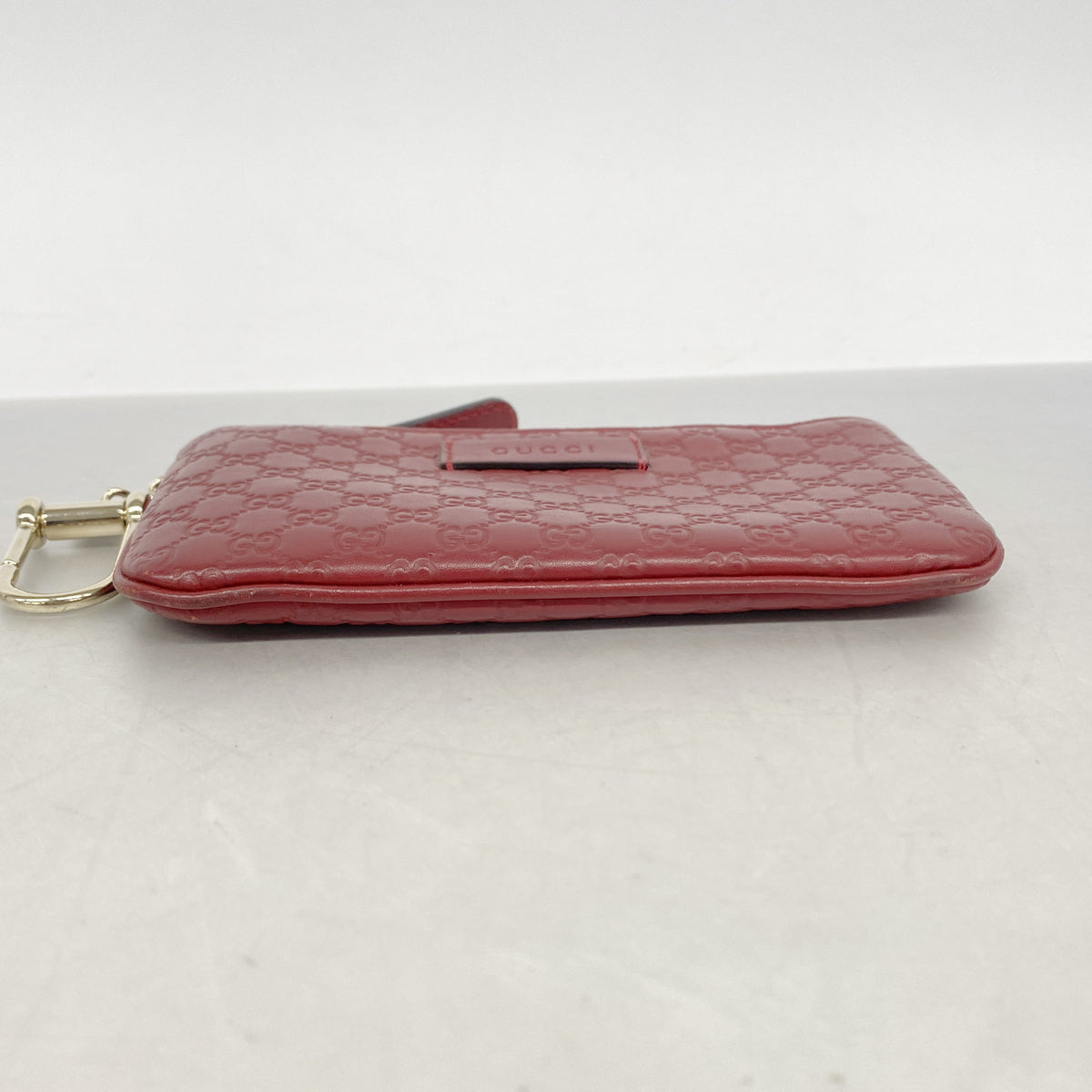 【6kb0752】グッチ コインケース グッチシマ 544248 レザー ボルドー シャンパンゴールド金具【中古】レディース