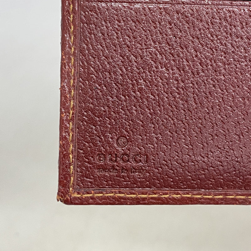 【6kb0755】グッチ 財布 GGキャンバス 112664 キャンバス ブラウン シルバー金具【中古】レディース